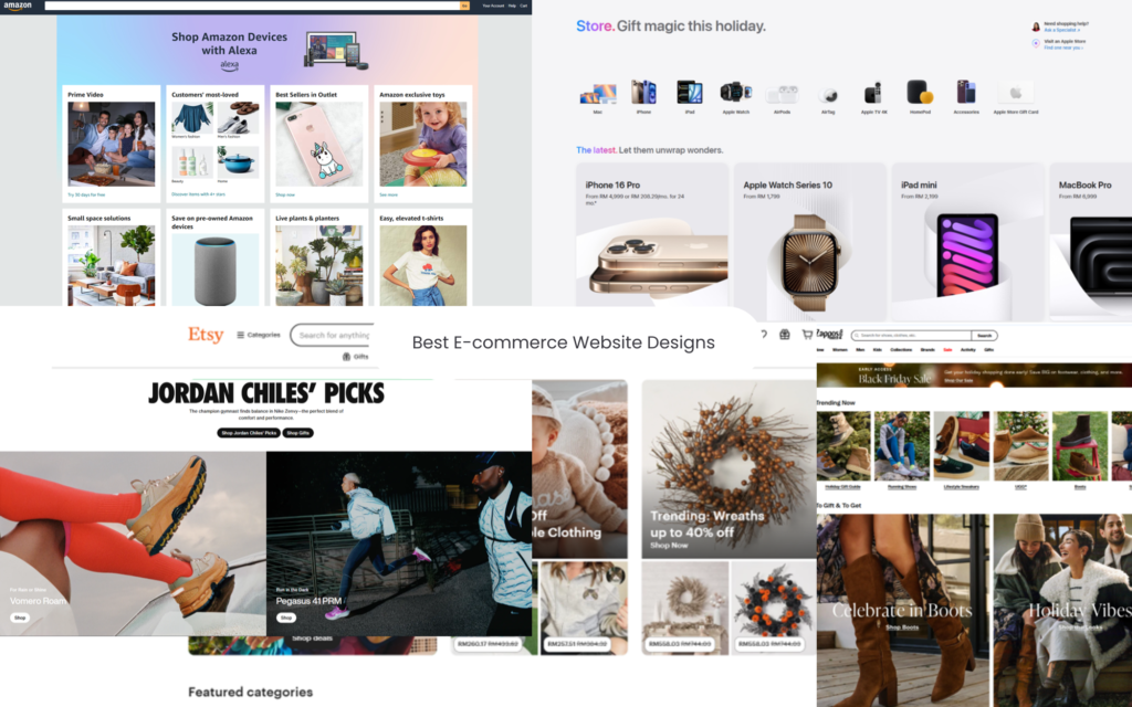 Best E-commerce Website Designs 2025